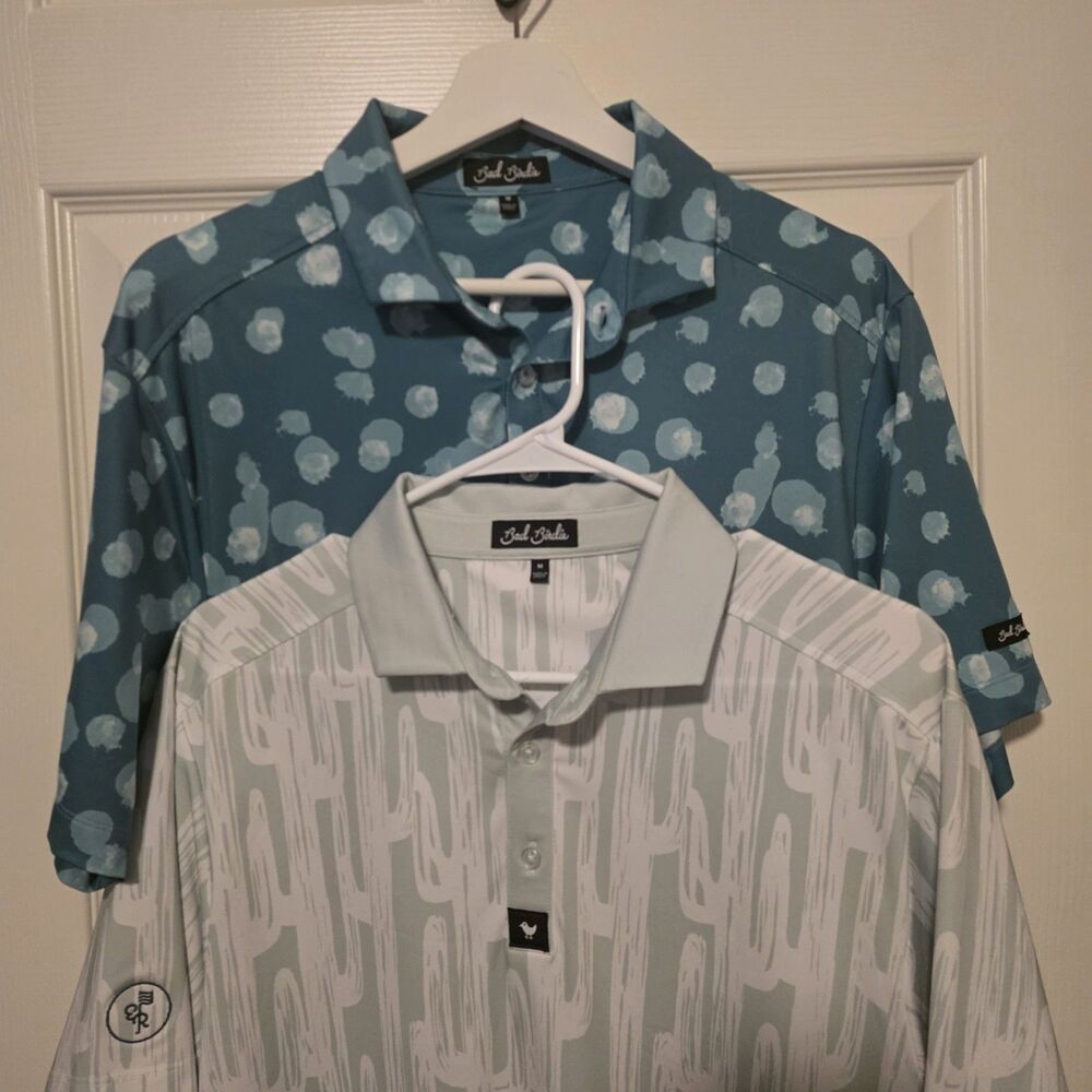 *BUNDLE* Bad Birdie Golf Performance Polo Shirt Men's Medium
